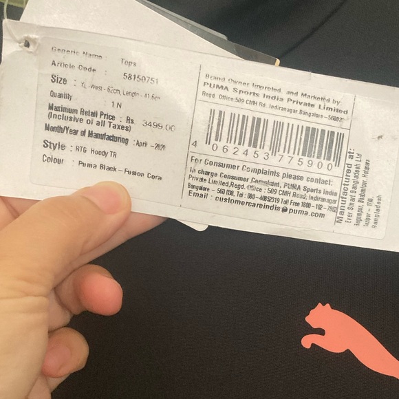 Puma workout sweatshirt NWT - Picture 7 of 7